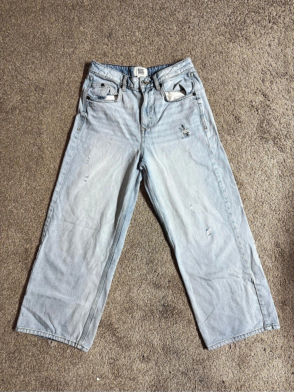 BDG wide-leg jeans Distressed Waist 26